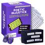 Imagem de Poetic Injustice - Um jogo de palavras onde você faz poesia ruim para rir - Jogo de notas magnéticas engraçadas e jogo de festa divertida para idades 17+ - Family Game Night Magnet Word Games