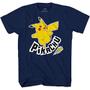 Imagem de Pokemon Boys Pikachu Game Shirt - Gotta Catch Em All - Ash Pikachu Charizard Pokeball Camiseta Oficial (Navy Pikachu, X-Large)