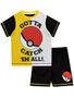 Imagem de Pokemon Boys's Pokeball Pijama Tamanho 8 Preto