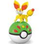 Imagem de Pokemon Brinquedo Mega Construx + Pokebola Fennekin Mattel FPM00