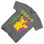 Imagem de Pokemon Mens Pikachu Game Shirt - Gotta Catch Em All - Ash Pikachu Charizard Pokeball Camiseta Oficial (Charcoal Heather, Small)