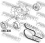 Imagem de Polia tensor correia Poly-V Ssang Yong Actyon Rexton- Febest