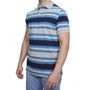 Imagem de Polo Plus Size Masculina Listrada Dawson