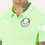 Imagem de Polo Puma Palmeiras Treino Verde Fluorescente