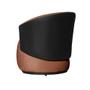Imagem de Poltrona Beatriz Veludo Terracota Com Composê Preto - Vallisa Decor