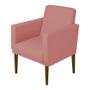 Imagem de Poltrona Cadeira Decorativa Confortável Nina Glamour Para Sala Quarto Decoração