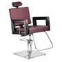 Imagem de Poltrona Cadeira Reclinável P/ Barbeiro Maquiagem Salão - Vinho