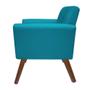 Imagem de Poltrona Cadeira Resistente Reforçada Confortável Para Salas Espera Clinicas Recepção Iza