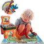 Imagem de Poltrona / cadeirinha infantil com 2 dinossauros + tapete jurassico dino park - SAMBA TOYS