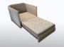 Imagem de Poltrona Cama Elis_MA com 80 cm interno que se Transforma em Sofá Cama Resistente e Confortável em Sued