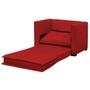 Imagem de Poltrona Cama Londres Suede Vermelho - D'Monegatto