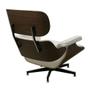 Imagem de Poltrona Charles Eames Couro Natural - Branca