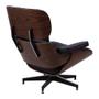 Imagem de Poltrona Charles Eames Couro Natural - Preto