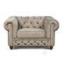 Imagem de Poltrona Chesterfield Bege Sala Quarto Decoração