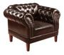 Imagem de Poltrona Chesterfield Duque Capitonê Corano Café