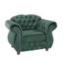 Imagem de Poltrona Chesterfield Merlô Via Encanto Veludo Verde