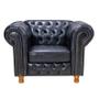 Imagem de Poltrona Chesterfield Vittorio Via Encanto Preto