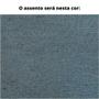 Imagem de Poltrona com braço Évora Linho Azul Madeira Cedro Corda Náutica Redonda Poliéster Rami