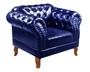 Imagem de Poltrona com Puff Decorativo Chesterfield Capitonê Dom Pedro