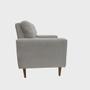 Imagem de Poltrona Decor Lunna Pés Palito Sued Azul Escuro - Kimi Design