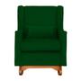 Imagem de Poltrona Decorativa Aurora Balanço Vovo Suede Verde - FM