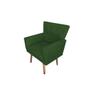 Imagem de Poltrona Decorativa Aurora Suede Verde