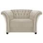 Imagem de Poltrona Decorativa Chesterfield Sofia Suede Bege- ADJ Decor