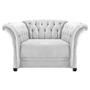 Imagem de Poltrona Decorativa Chesterfield Sofia Suede Branco - ADJ Decor