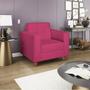 Imagem de Poltrona Decorativa Denver Suede Pink - Amarena Móveis