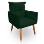Imagem de Poltrona Decorativa Duda Sala E Quarto Suede Verde - Jylcrom