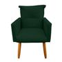 Imagem de Poltrona Decorativa Duda Sala E Quarto Suede Verde - Jylcrom