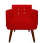 Imagem de Poltrona decorativa duda suede vermelho