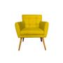 Imagem de Poltrona Decorativa Emillia Suede Amarelo