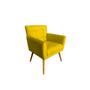 Imagem de Poltrona Decorativa Emillia Suede Amarelo