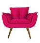 Imagem de Poltrona Decorativa Estofada Para Consultório Opala Suede Rosa Pink - DL Decor