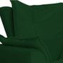 Imagem de Poltrona Decorativa Fenzzi Pés Palito Mel Sala de Espera Recepção Suede Verde - KDAcanto Móveis