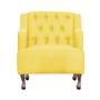 Imagem de Poltrona Decorativa Genesis Amarelo - MALTA DECOR