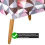 Imagem de Poltrona Decorativa Nina para Escritório Rodapé Triangulo Rosa