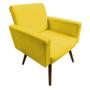 Imagem de Poltrona Decorativa Nina Suede Amarelo