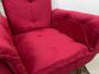 Imagem de Poltrona Decorativa Opala  Vermelho Veludão