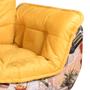 Imagem de Poltrona Decorativa Opalla III Suede Amarelo