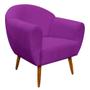 Imagem de Poltrona Decorativa Sofia Suede Roxo - D'Rossi