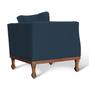 Imagem de Poltrona Decorativa Veneza Suede Azul Royal - MeuLarDecor