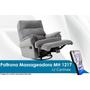 Imagem de Poltrona do Papai Reclinável MH 1217 Two Way c/ Massagem Suede Marrom - Herval