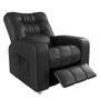 Imagem de Poltrona Do Papai Reclinavel Resistente Confortavel GM Korin Preto