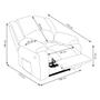Poltrona do Papai Reclinável Sala de Cinema Barcelona Power Touch Massagem USB Veludo Vinho G23 - Encantum Imagem de Poltrona do Papai Reclinável Sala de Cinema Barcelona Power Touch Massagem USB Veludo Vinho G23
