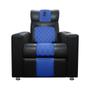 Imagem de Poltrona Gamer Sparta Reclinável com Carregador USB Preto/Azul SOFA STORE