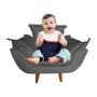 Imagem de Poltrona Infantil Mini Sofá Opalinha Pés Palito Suede Premium Decorativa Confortável Com Máxima Qualidade Pra Criança - Mr Deluxe 