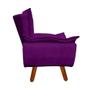 Imagem de Poltrona Infantil Opalinha Suede Roxo - D'Rossi