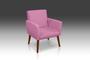 Imagem de Poltrona Nina Suede Rose -Modena Decor 